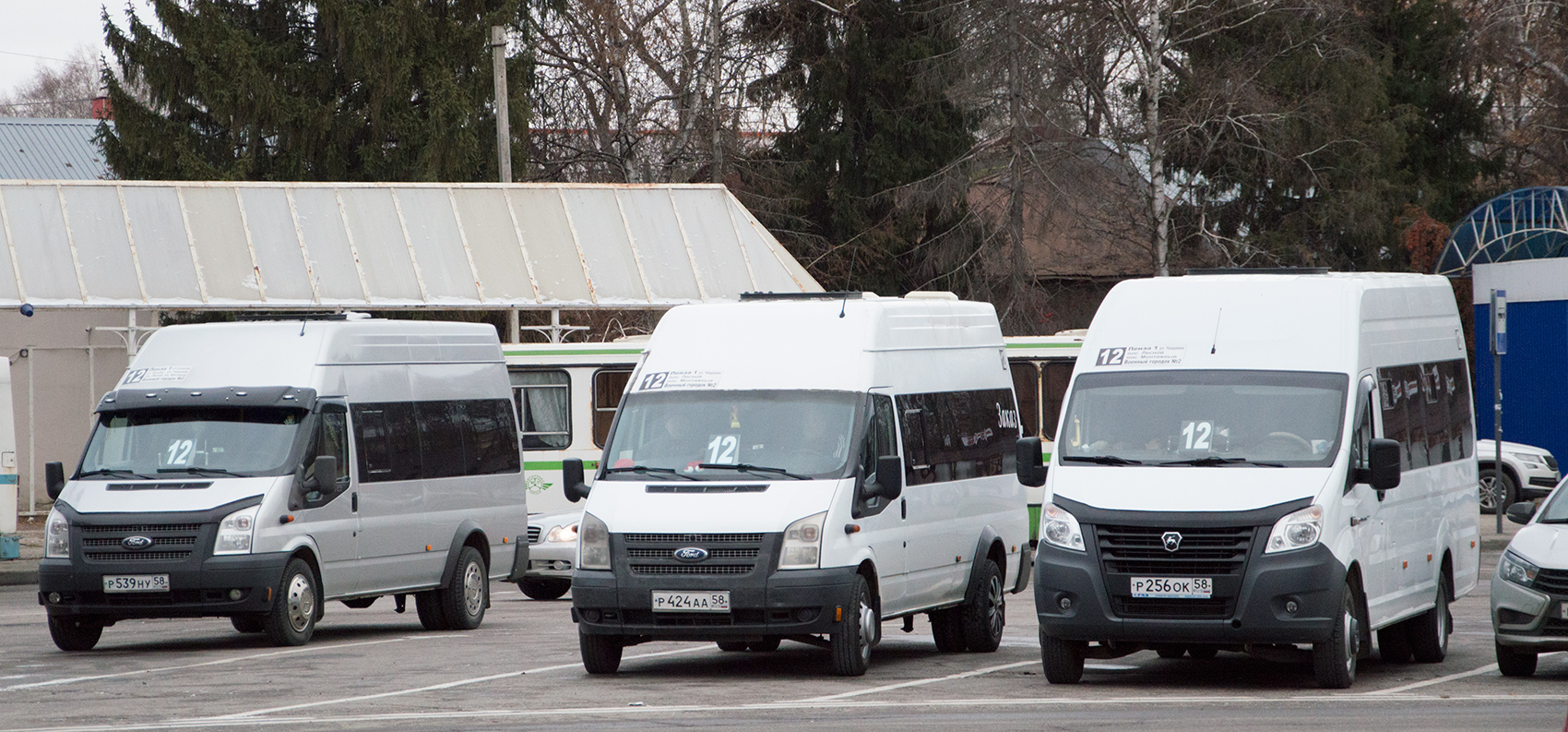 Пензенская область, Имя-М-3006 (Z9S) (Ford Transit) № Р 539 НУ 58; Пензенская область, ГАЗ-A65R52 Next № Р 256 ОК 58