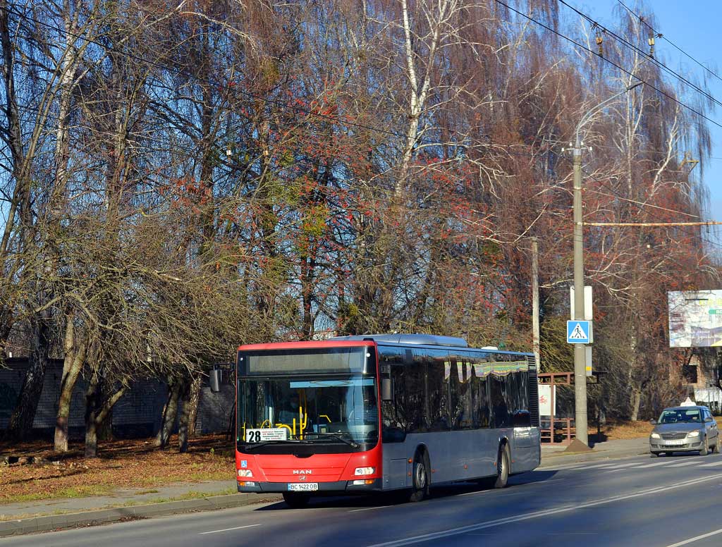 Волынская область, MAN A37 Lion's City NL283 № BC 1422 OB
