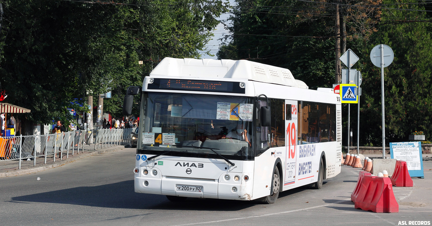 Республика Крым, ЛиАЗ-5292.67 (CNG) № К 200 РУ 82