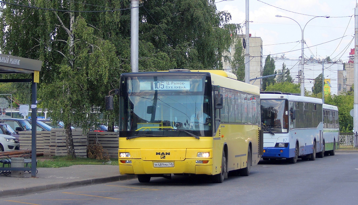 Липецкая область, MAN A74 Lion's Classic SL283 № М 489 МН 48