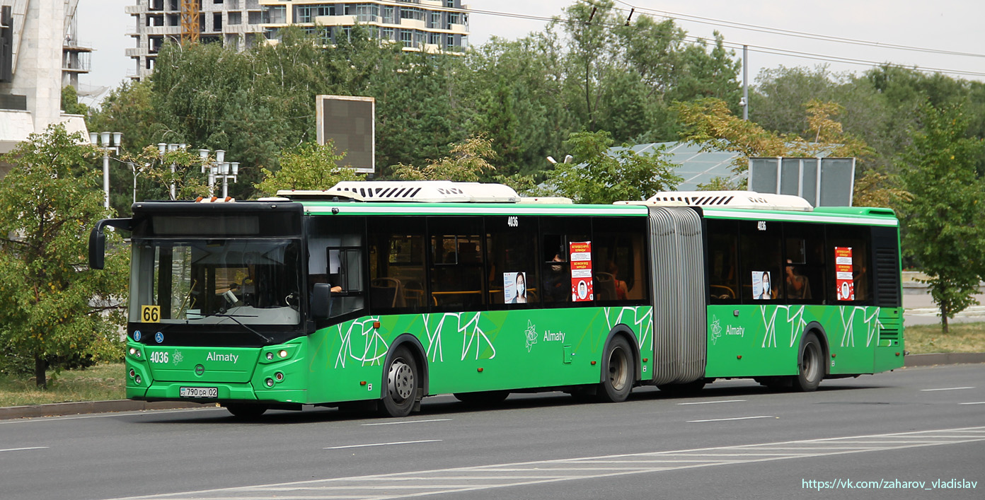 Алматы, ЛиАЗ-6213.65 № 4036