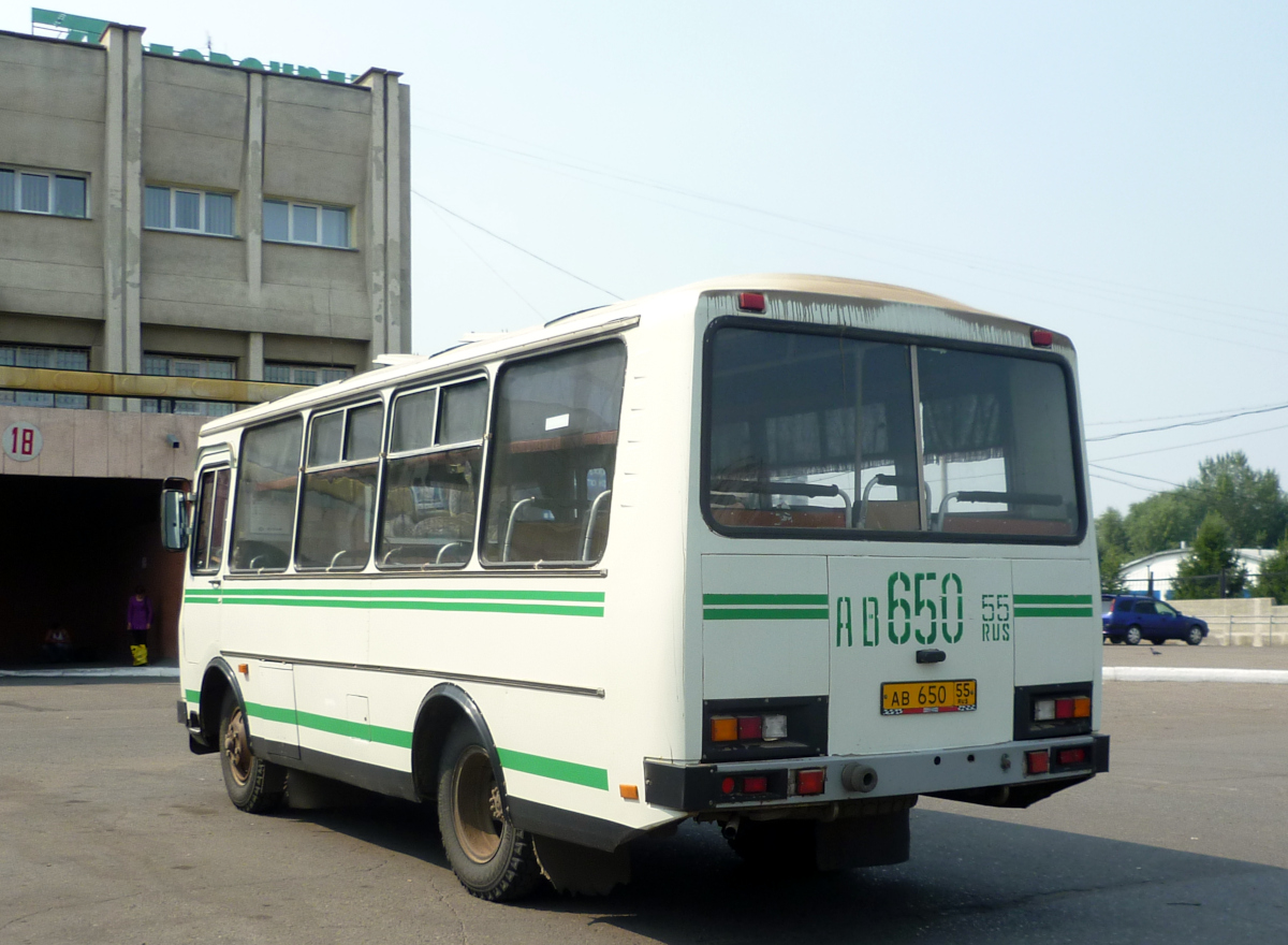 Омская область, ПАЗ-3205 (00) № АВ 650 55