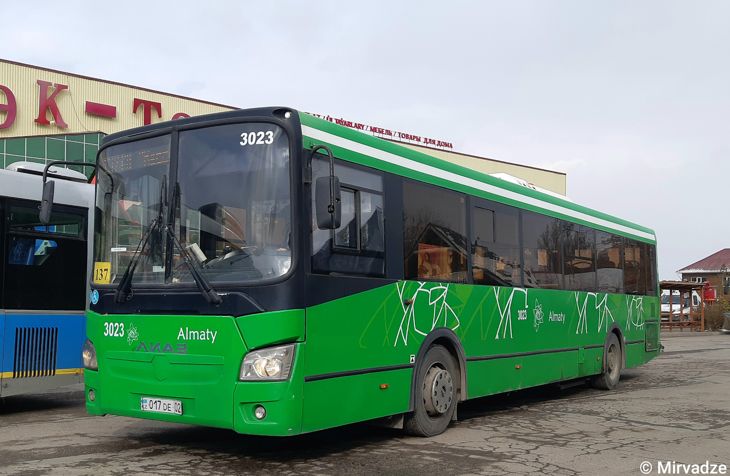 Almaty, LiAZ-5293.60 # 3023