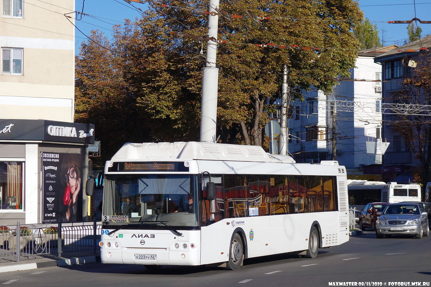 Республика Крым, ЛиАЗ-5292.67 (CNG) № К 223 РУ 82