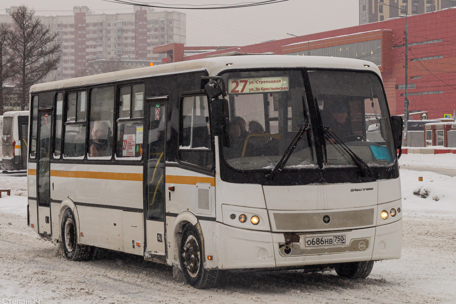 Московская область, ПАЗ-320412-05 "Вектор" № О 686 НВ 750