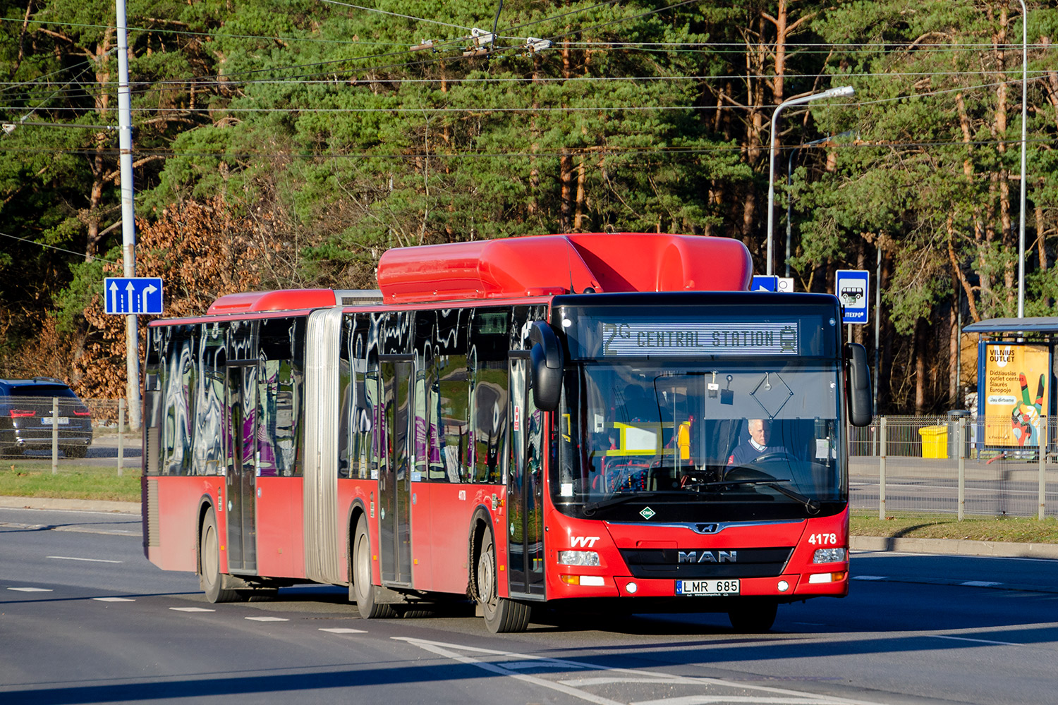 Литва, MAN A23 Lion's City G NG313 CNG № 4178