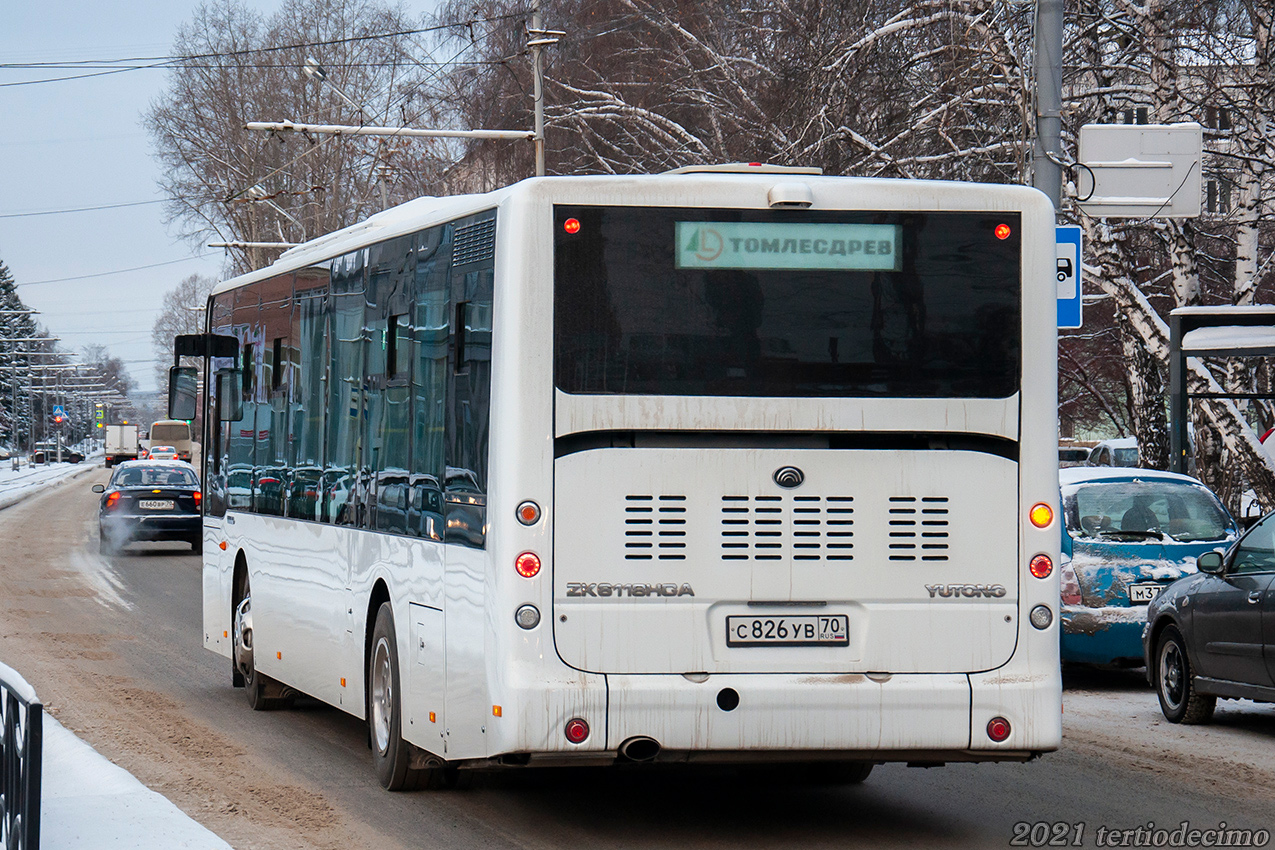 Томская область, Yutong ZK6118HGA № С 826 УВ 70