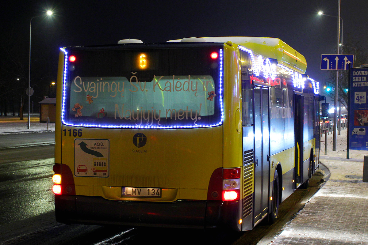 Lithuania, MAN A21 Lion's City NL243 CNG # 1166