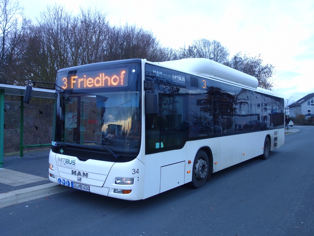 Hesse, MAN A21 Lion's City NL313 CNG # 34