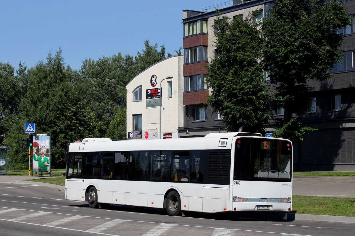 Литва, Solaris Urbino III 12 hybrid № 2189