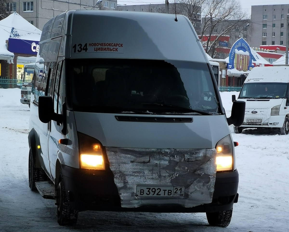 Чувашия, Нижегородец-222709  (Ford Transit) № В 392 ТВ 21