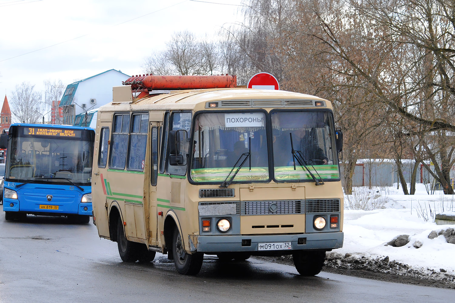 Брянская область, ПАЗ-32053 № М 091 ОХ 32