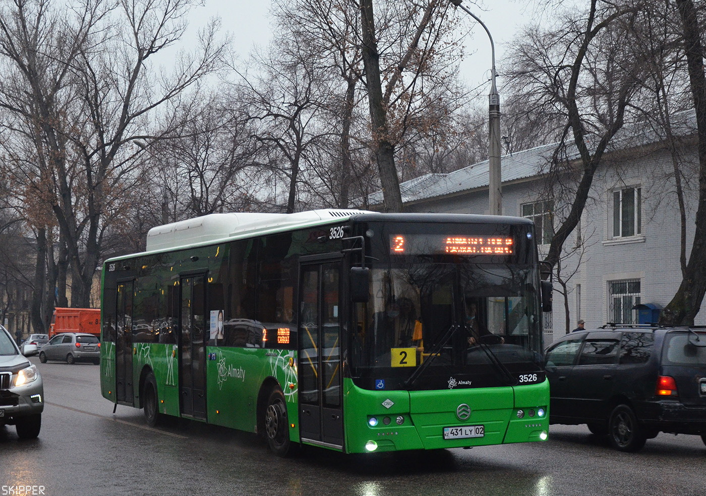 Алматы, Golden Dragon XML6125CN (Hyundai Trans Auto) № 3526