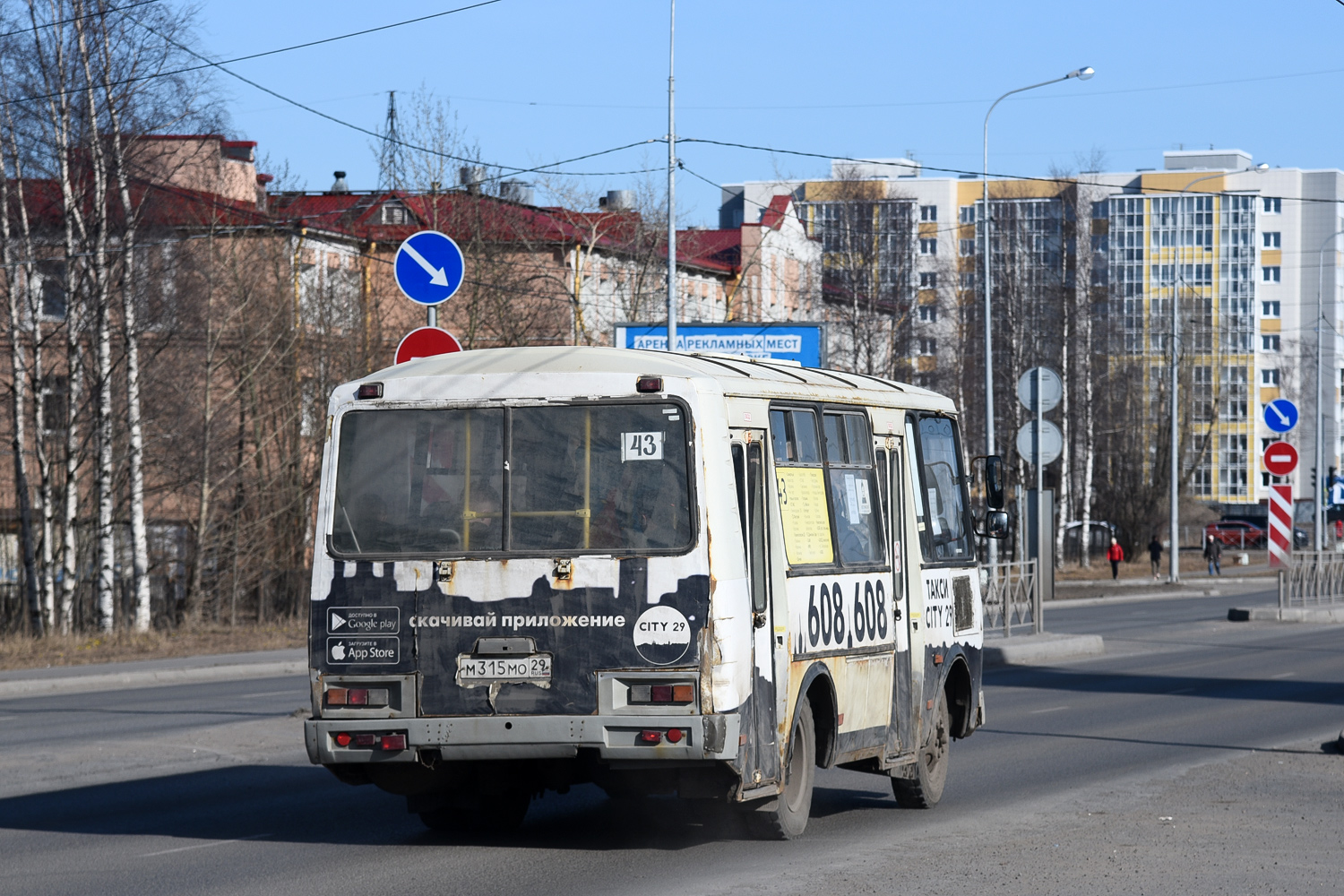 Архангельская область, ПАЗ-32054 № М 315 МО 29