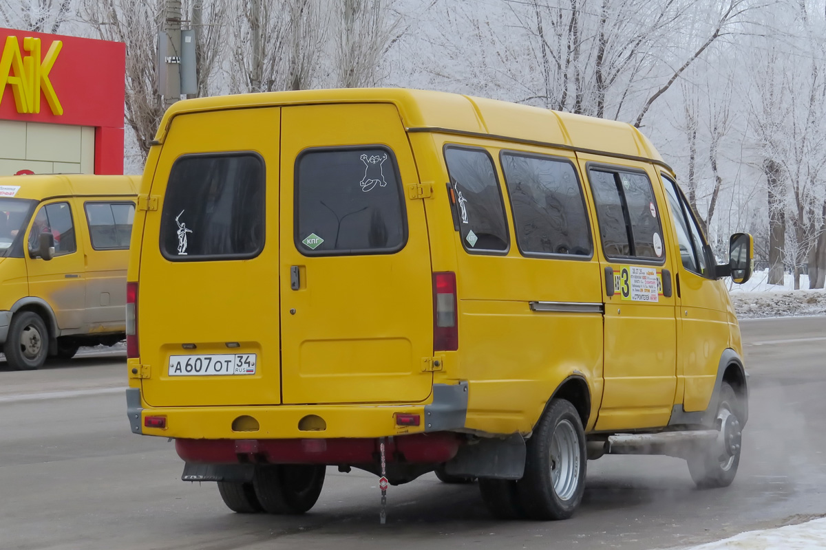 Волгоградская область, ГАЗ-322132 (XTH, X96) № А 607 ОТ 34