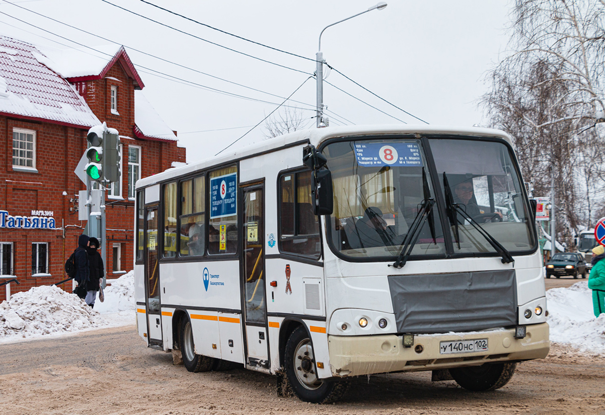 Bashkortostan, PAZ-320402-05 # У 140 НС 102