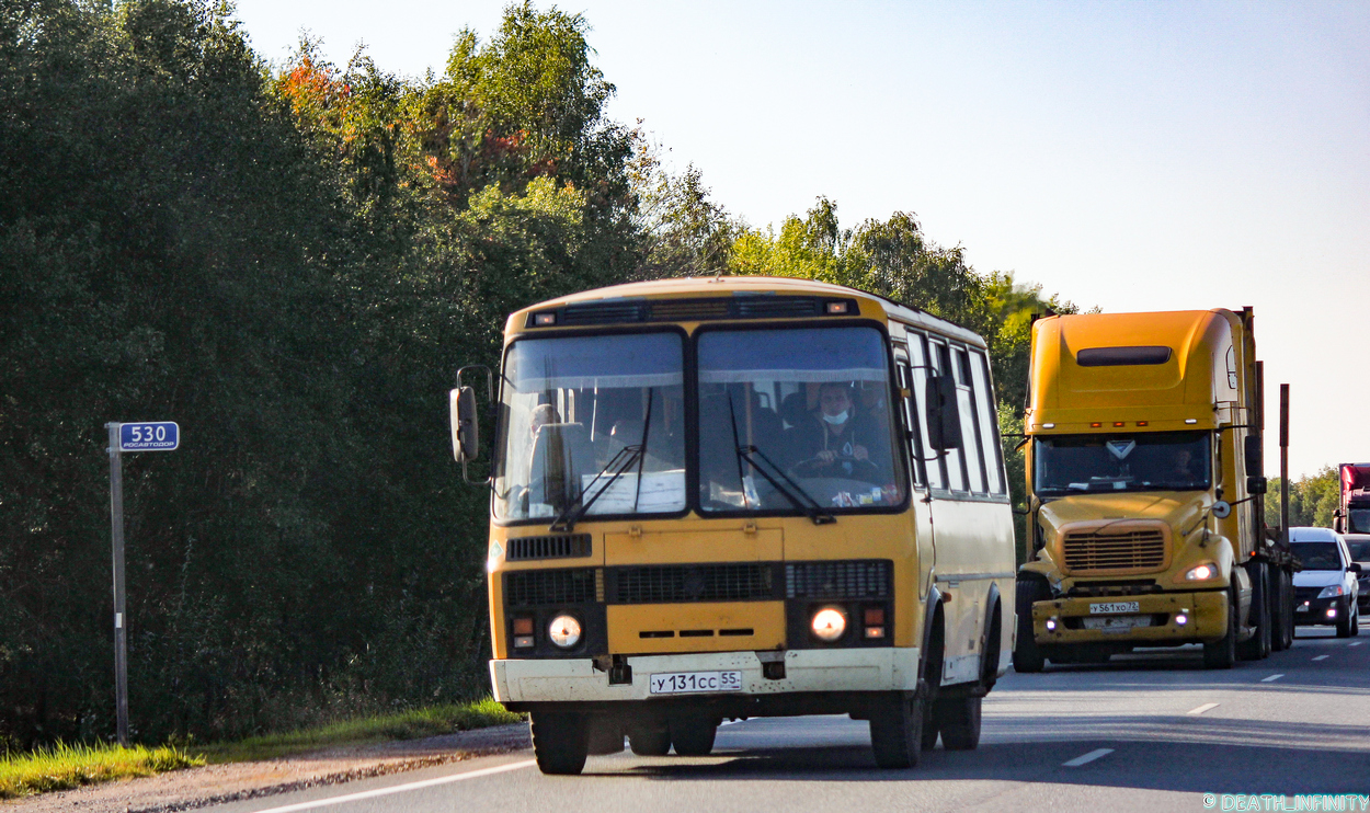 Омская область, ПАЗ-32053-70 № У 131 СС 55