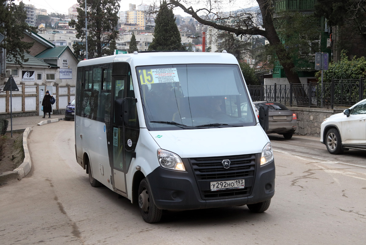 Республика Крым, ГАЗ-A64R45 Next № У 292 НО 193