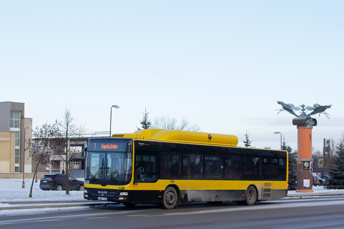 Lithuania, MAN A21 Lion's City NL243 CNG # 1166