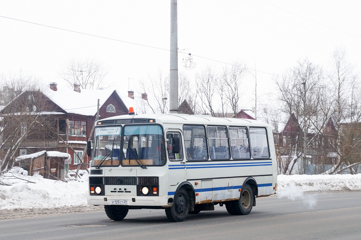 Архангельская область, ПАЗ-32053 № Е 125 СТ 29