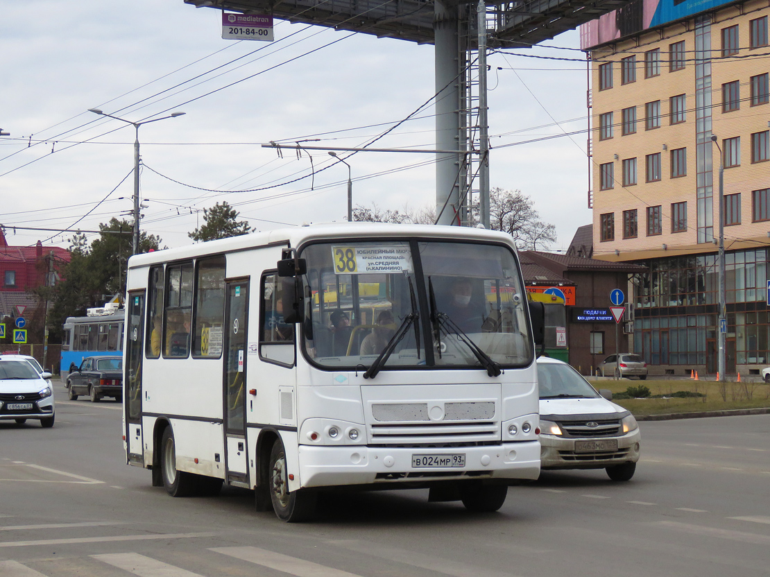Краснодарский край, ПАЗ-320302-11 № В 024 МР 93
