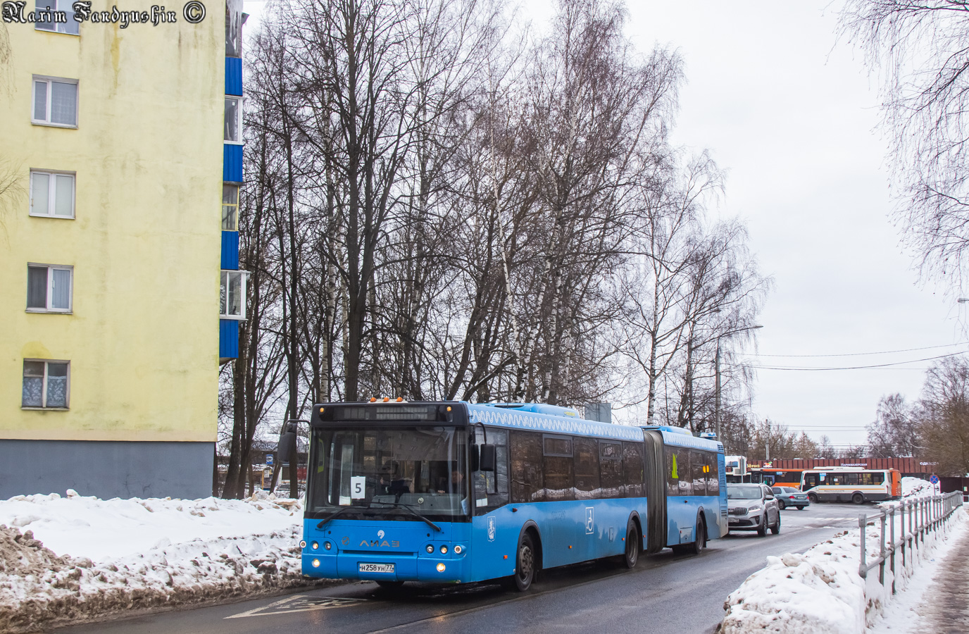 Moscow region, LiAZ-6213.22 # Н 258 УН 77