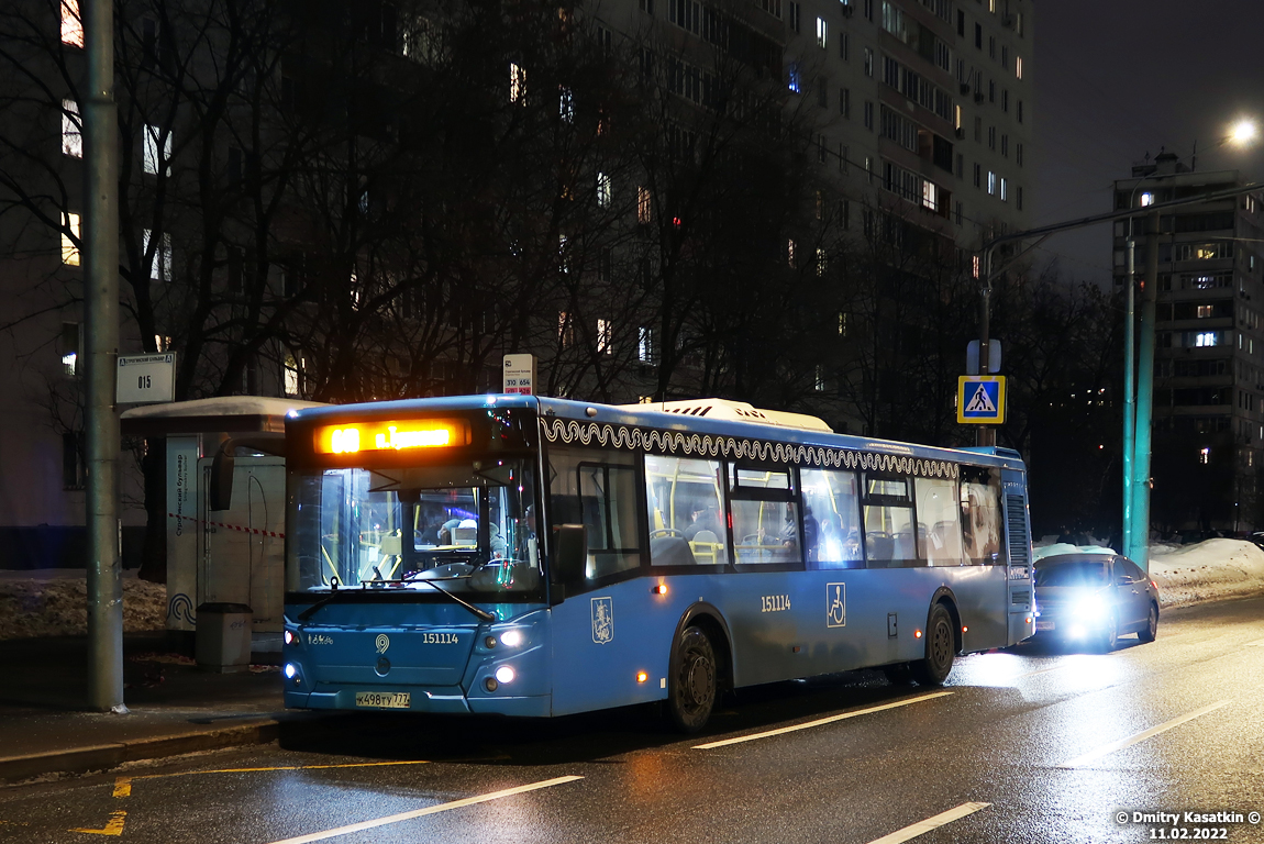Москва, ЛиАЗ-5292.22 (2-2-2) № 151114