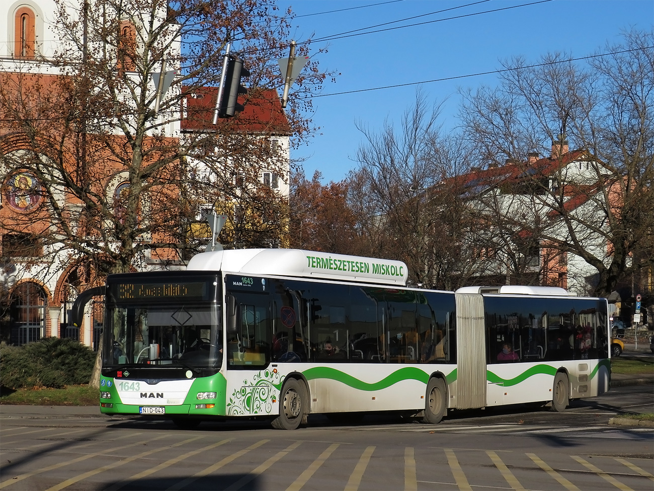 Венгрия, MAN A40 Lion's City GL NG313 CNG № 1643