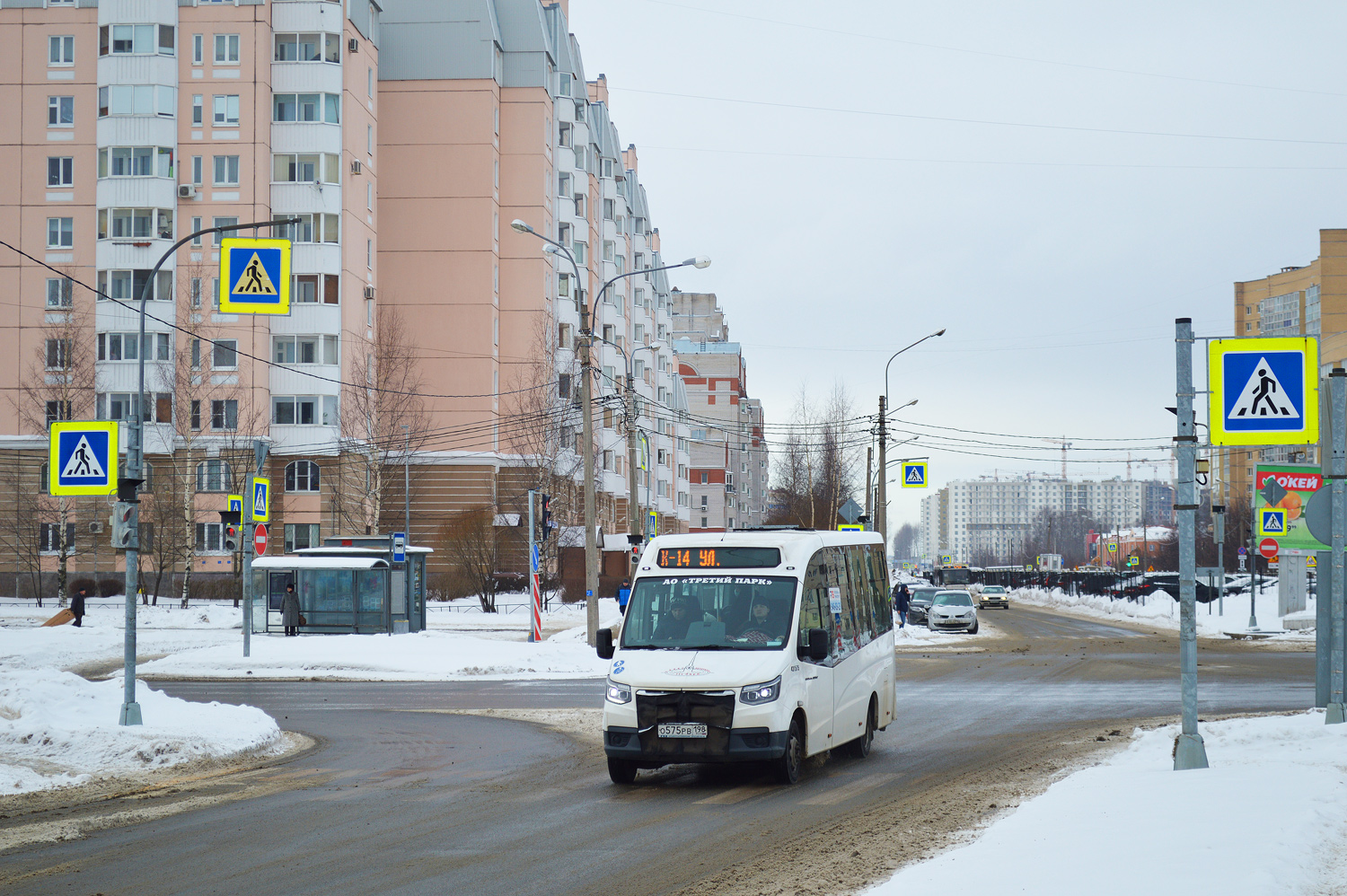Санкт-Петербург, ГАЗ-A68R52 City № О 575 РВ 198