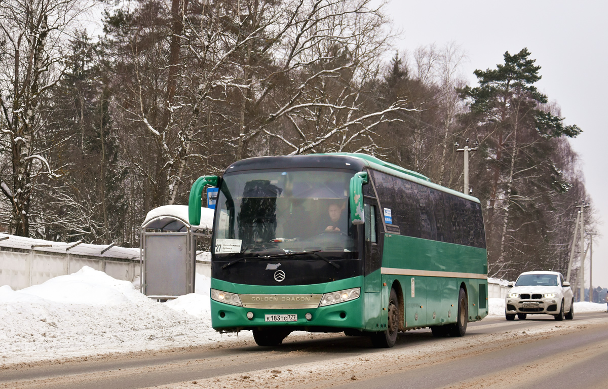 Московская область, Golden Dragon XML6127JR Snow Leopard № К 183 ТС 777