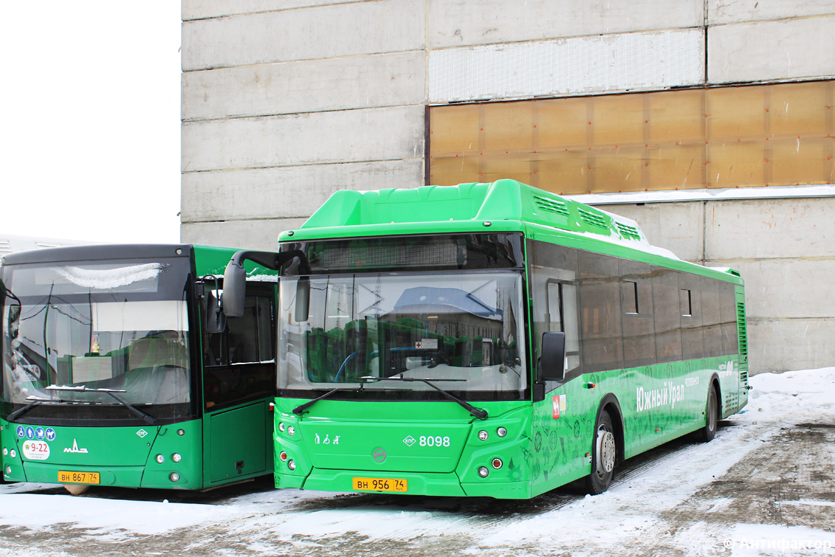 Челябинская область, ЛиАЗ-5292.67 (CNG) № 8098; Челябинская область — Предприятия автобусного транспорта