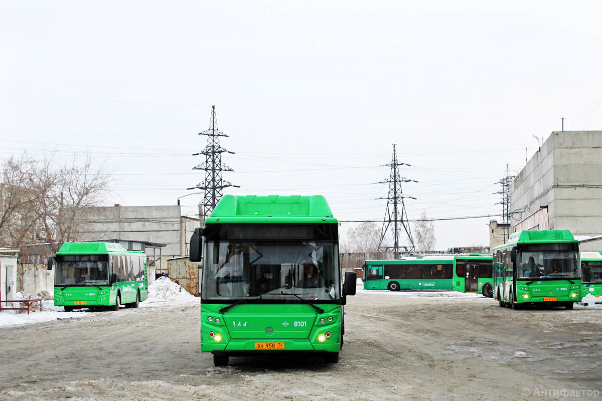 Челябинская область, ЛиАЗ-5292.67 (CNG) № 8101; Челябинская область — Предприятия автобусного транспорта