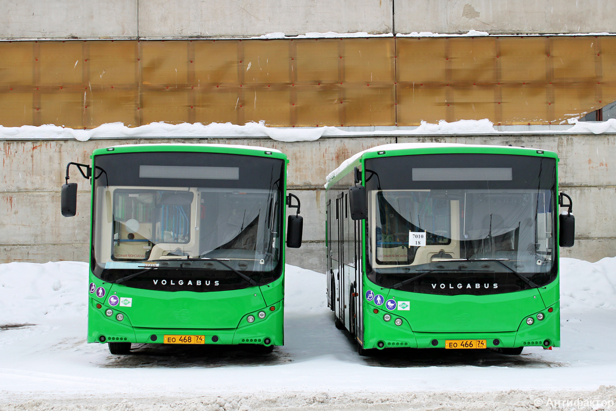 Челябинская область, Volgabus-5270.G2 (LNG) № 985; Челябинская область, Volgabus-5270.G2 (LNG) № 981; Челябинская область — Предприятия автобусного транспорта