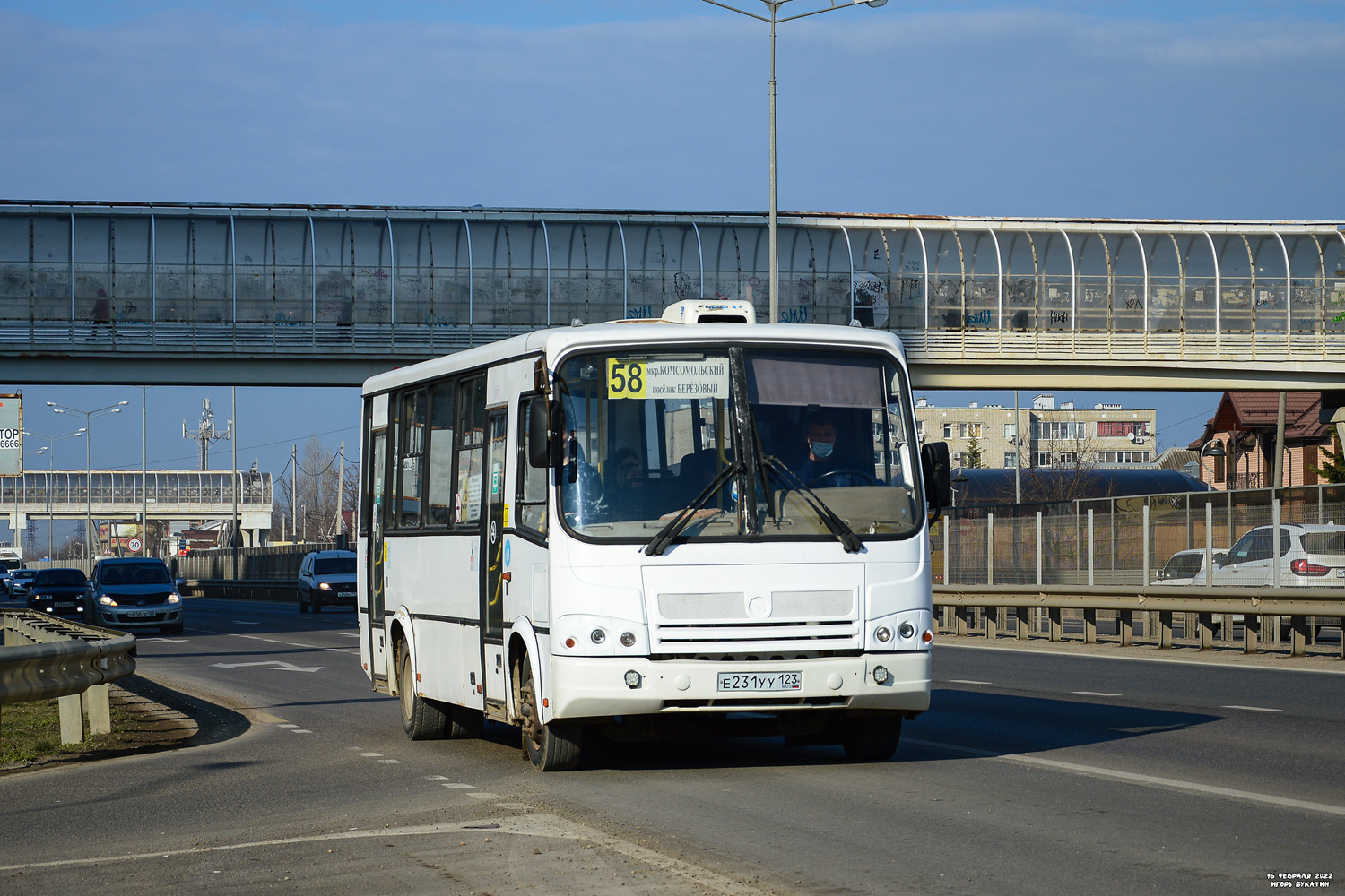 Краснодарский край, ПАЗ-320412-03 № Е 231 УУ 123