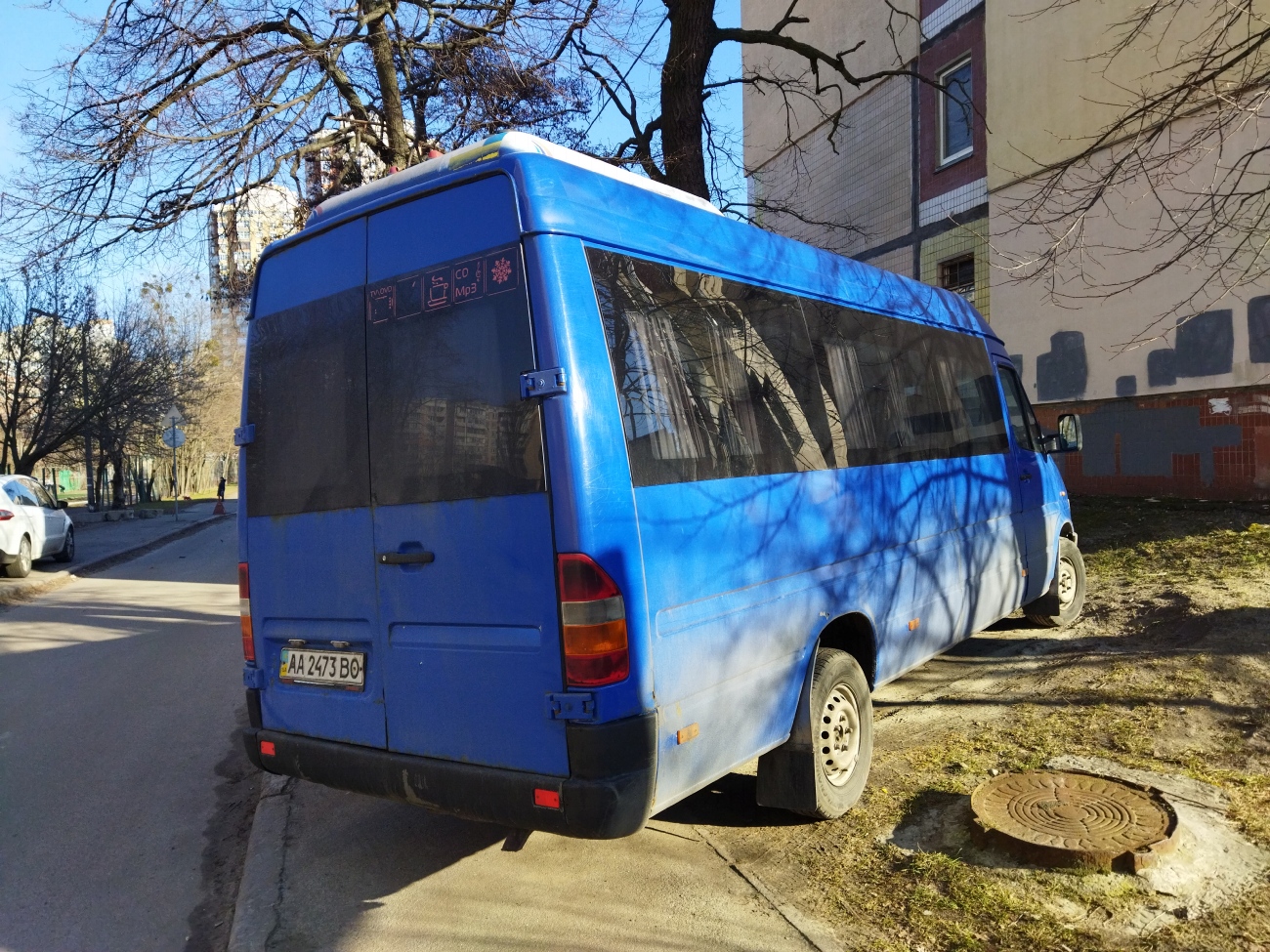 Киев, Mercedes-Benz Sprinter W903 312D № AA 2473 BO