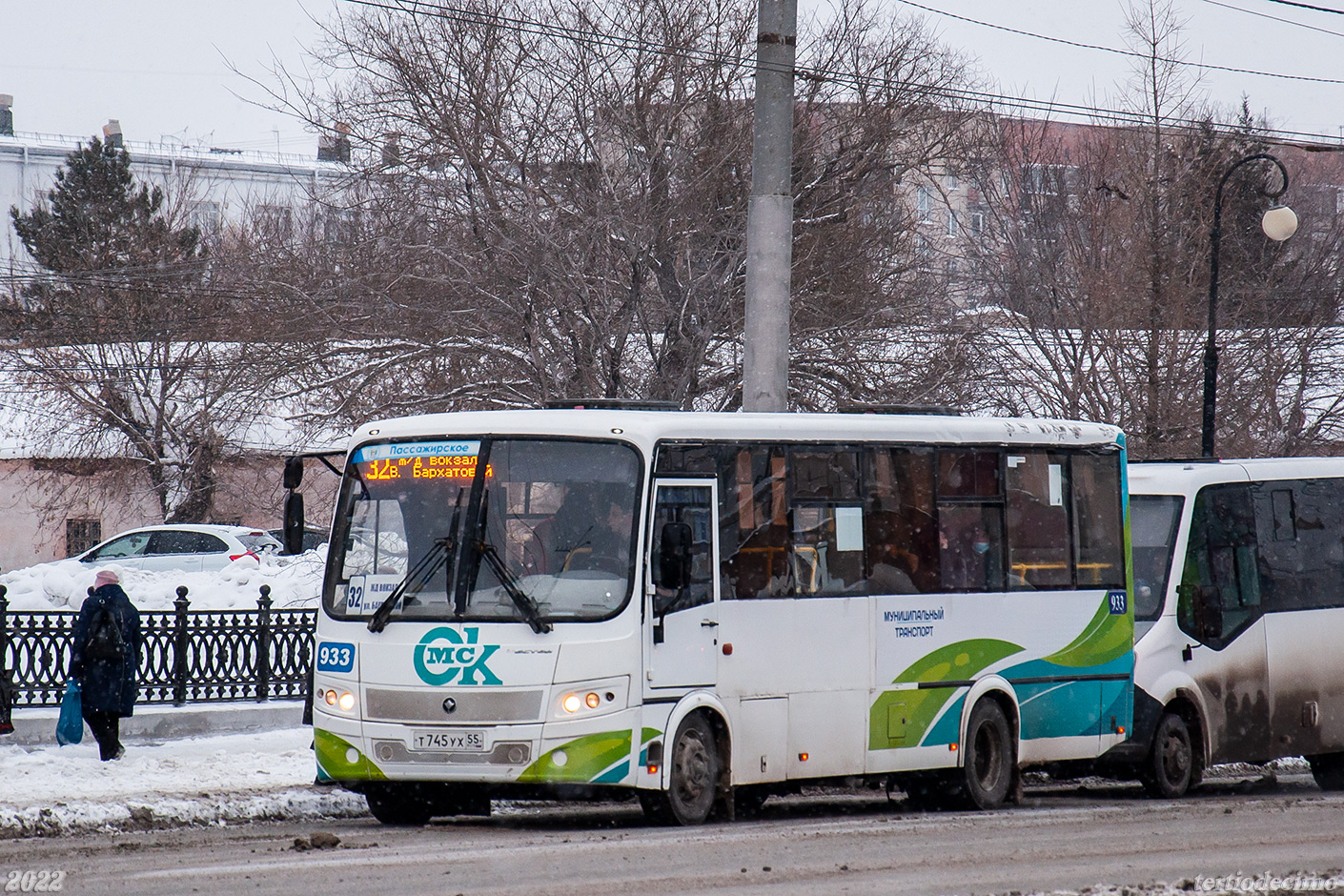 Омская область, ПАЗ-320414-04 "Вектор" (1-2) № 933