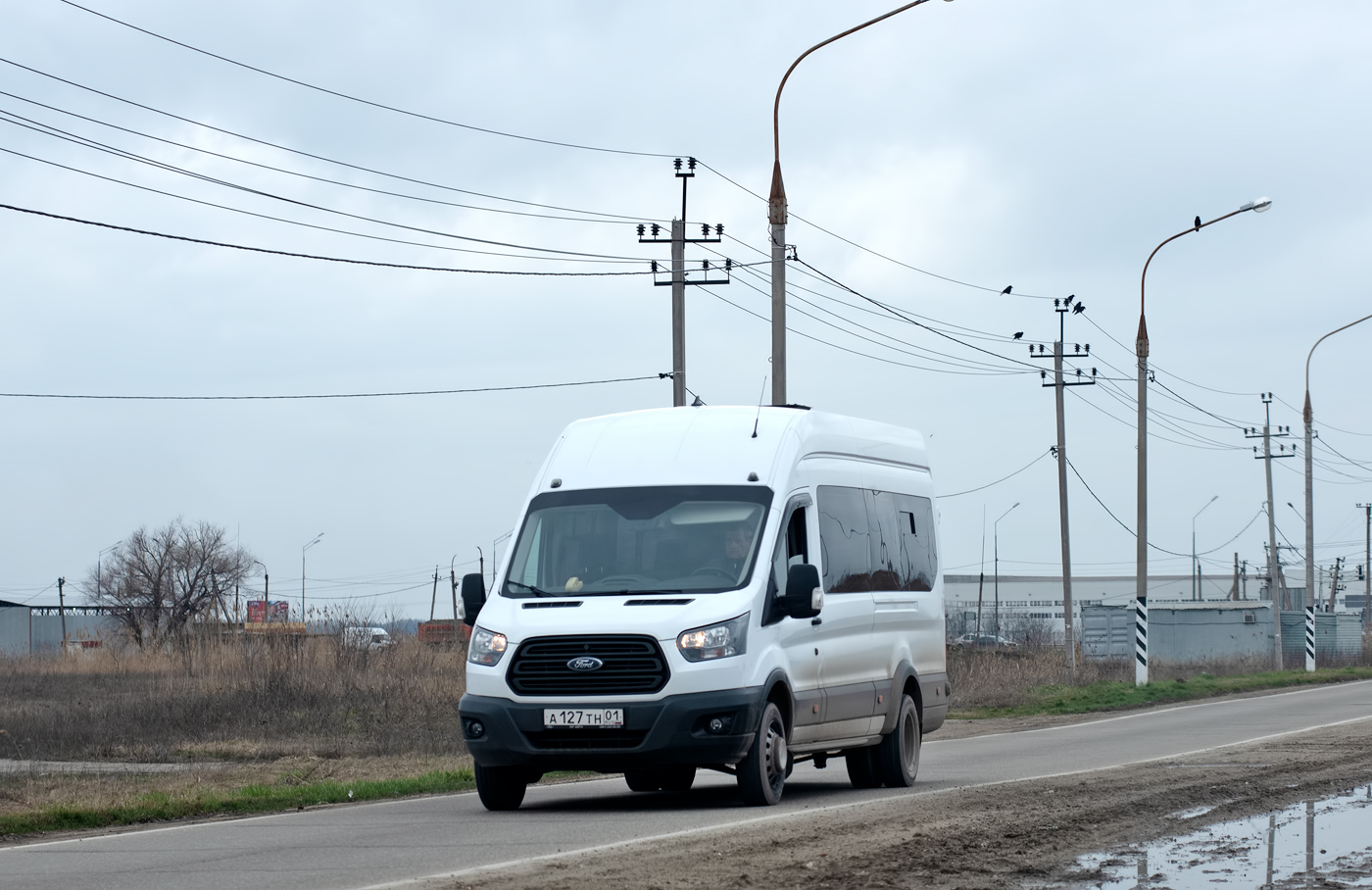 Краснодарский край, Ford Transit FBD [RUS] (Z6F.ESG.) № А 127 ТН 01
