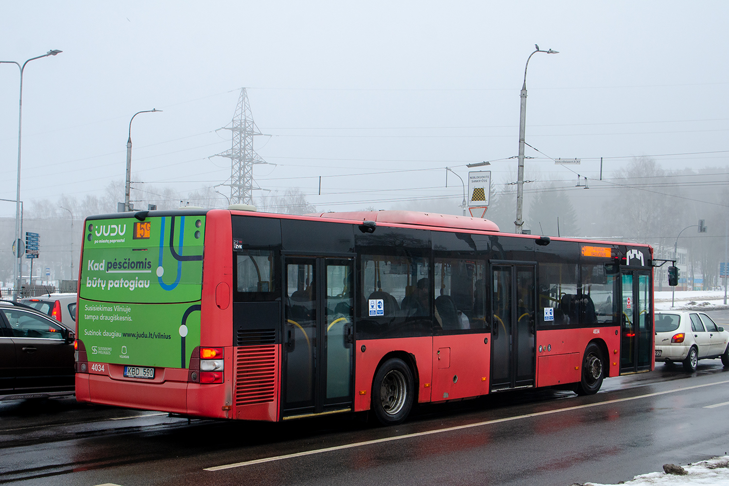 Литва, MAN A21 Lion's City NL273 № 4034