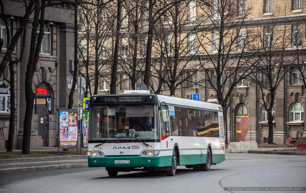 Санкт-Петербург, ЛиАЗ-5292.60 № 5286