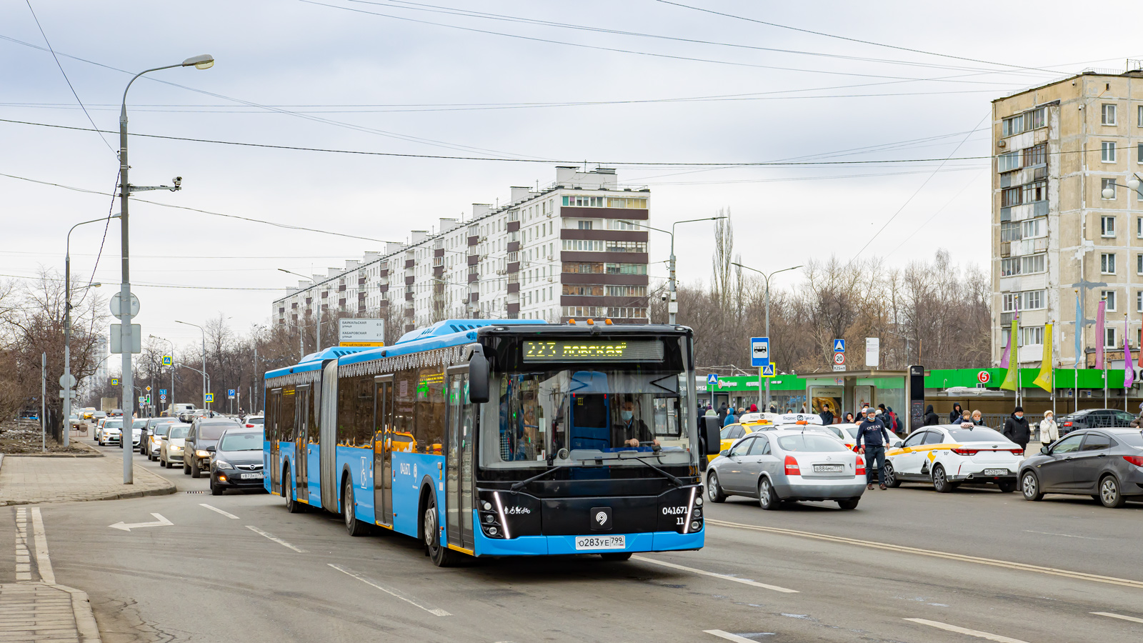 Москва, ЛиАЗ-6213.65 № 041671