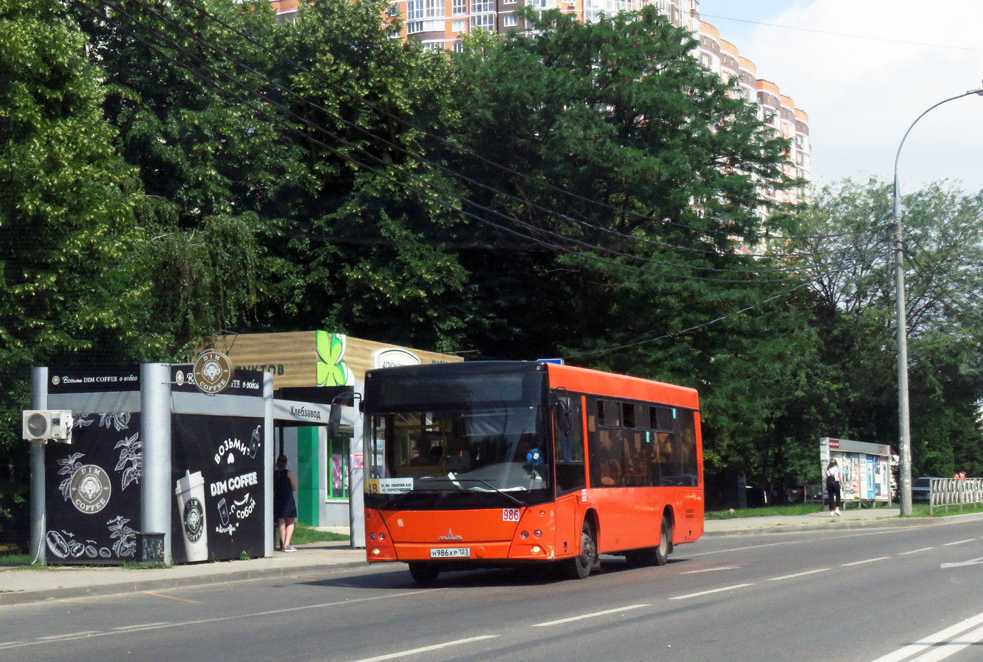 Краснодарский край, МАЗ-206.086 № Н 986 ХР 123