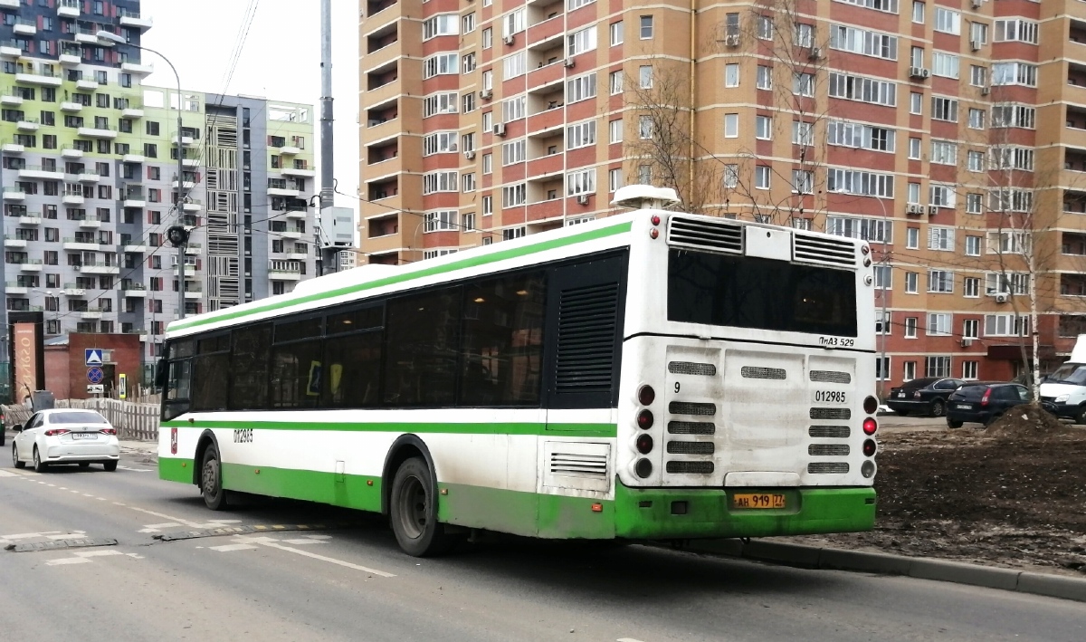 Москва, ЛиАЗ-5292.21 № 012985
