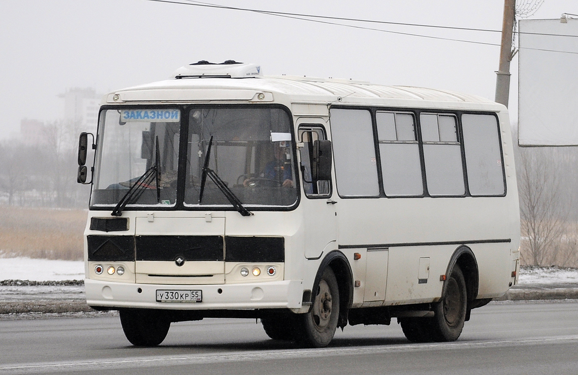 Омская область, ПАЗ-32053 № У 330 КР 55