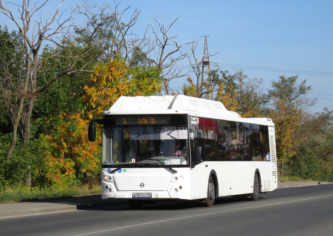 Республика Крым, ЛиАЗ-5292.67 (CNG) № В 507 КР 82