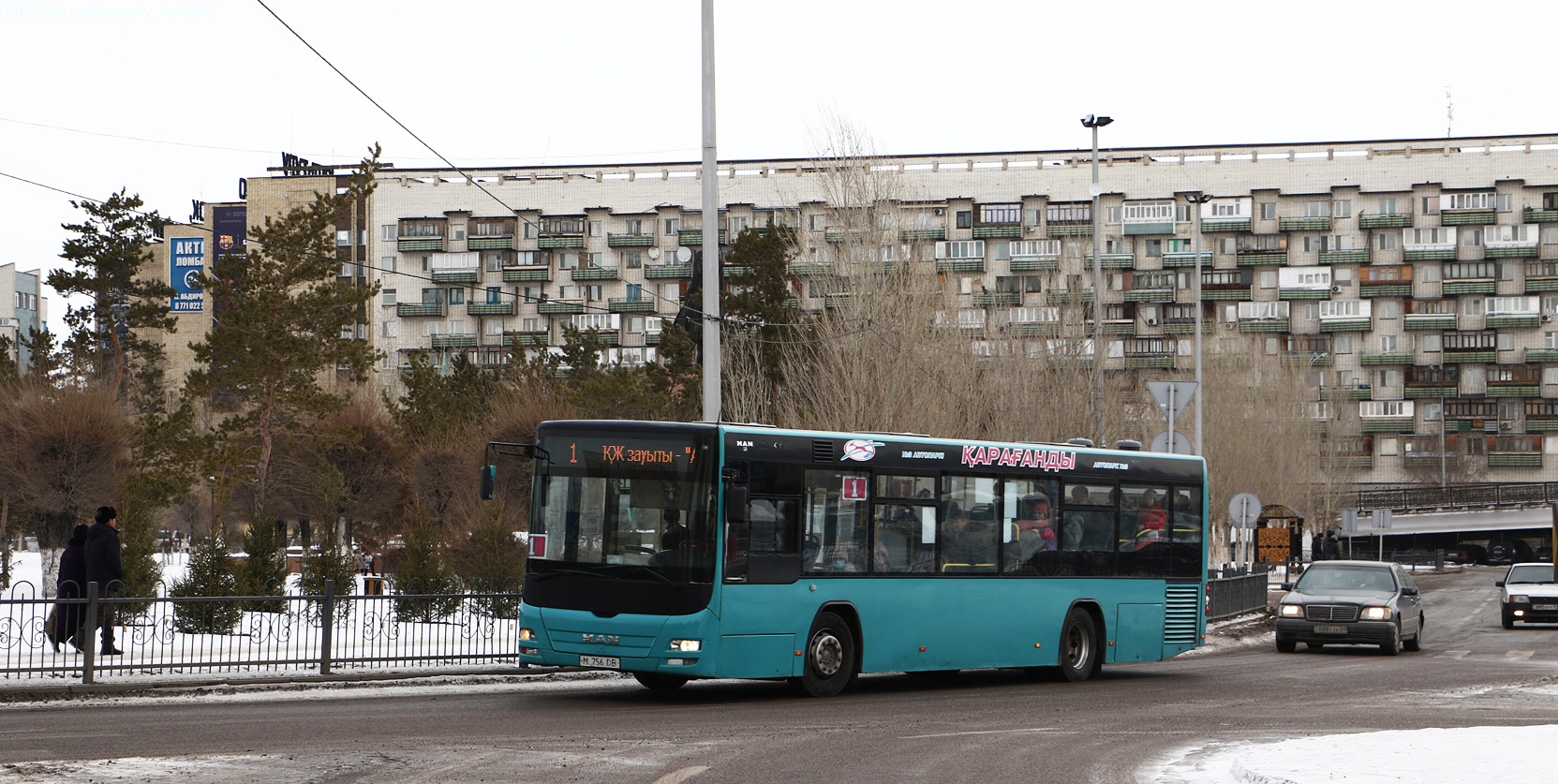 Карагандинская область, MAN A78 Lion's City LE EL283 № M 756 DB