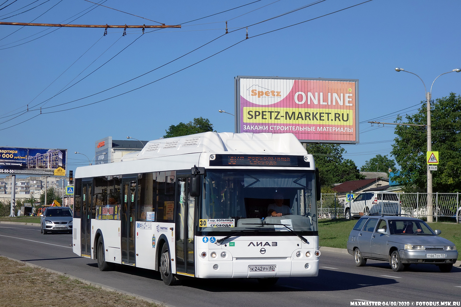 Республика Крым, ЛиАЗ-5292.67 (CNG) № К 242 РУ 82
