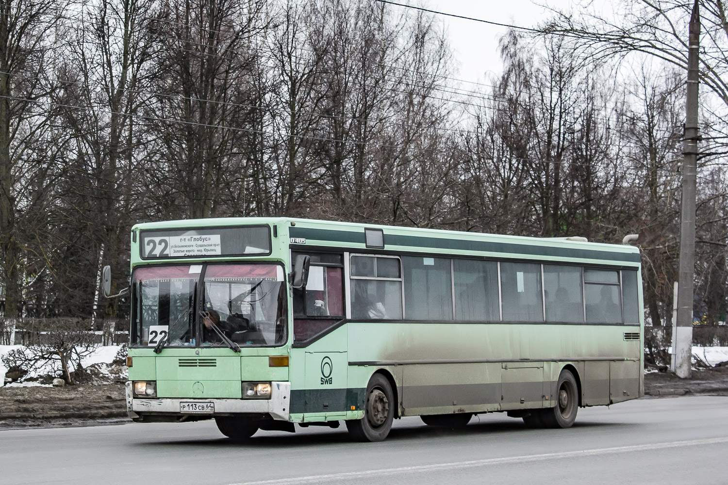 Vladimir region, Mercedes-Benz O405 # Р 113 СВ 64