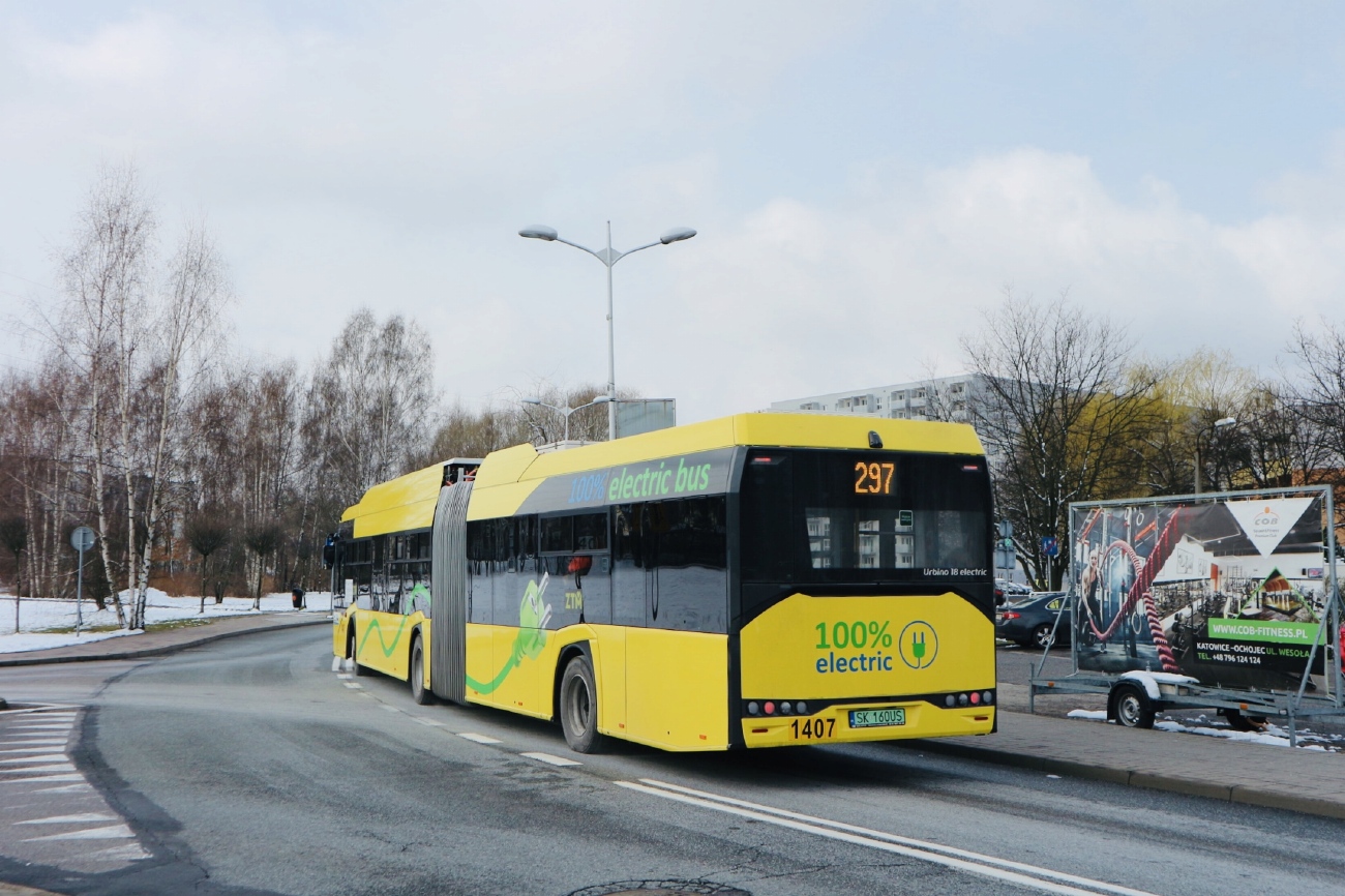 Польша, Solaris Urbino IV 18 electric № 1407