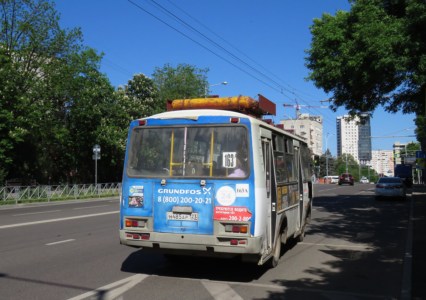 Краснодарский край, ПАЗ-32054 № Н 485 АР 123
