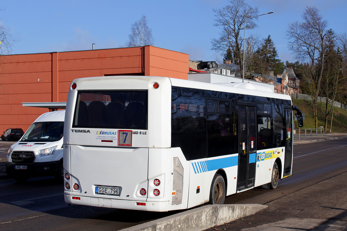 Lithuania, TEMSA MD9 LE # 81